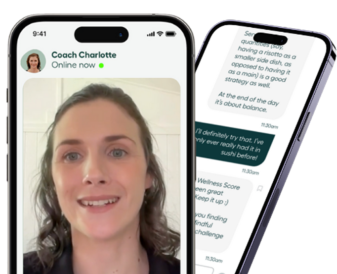 1:1 personal support from an accredited dietitian