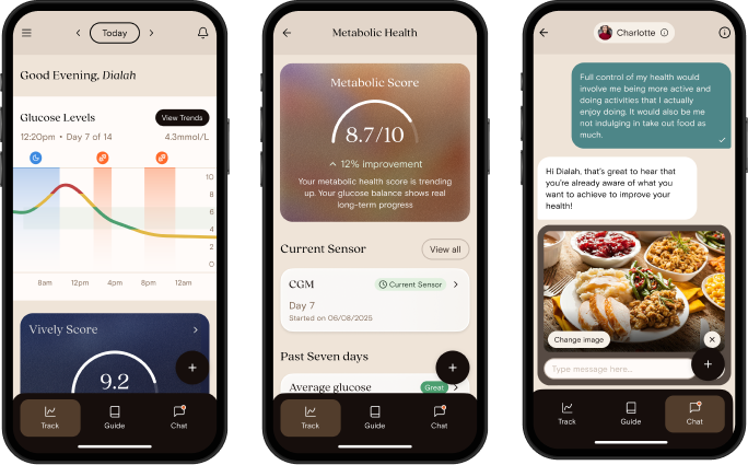 Real-time glucose insights